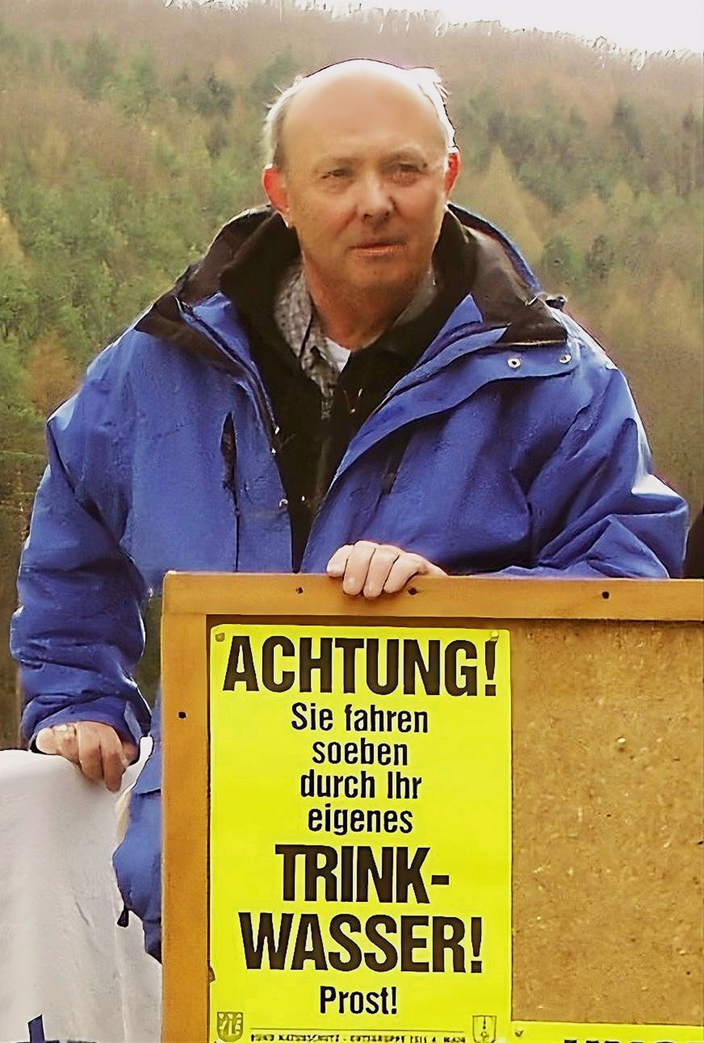 Der langjährige 1. Vorsitzende Norbert Herrmann. Foto: BN Zell Der langjährige 1. Vorsitzende Norbert Herrmann. Foto: BN Zell