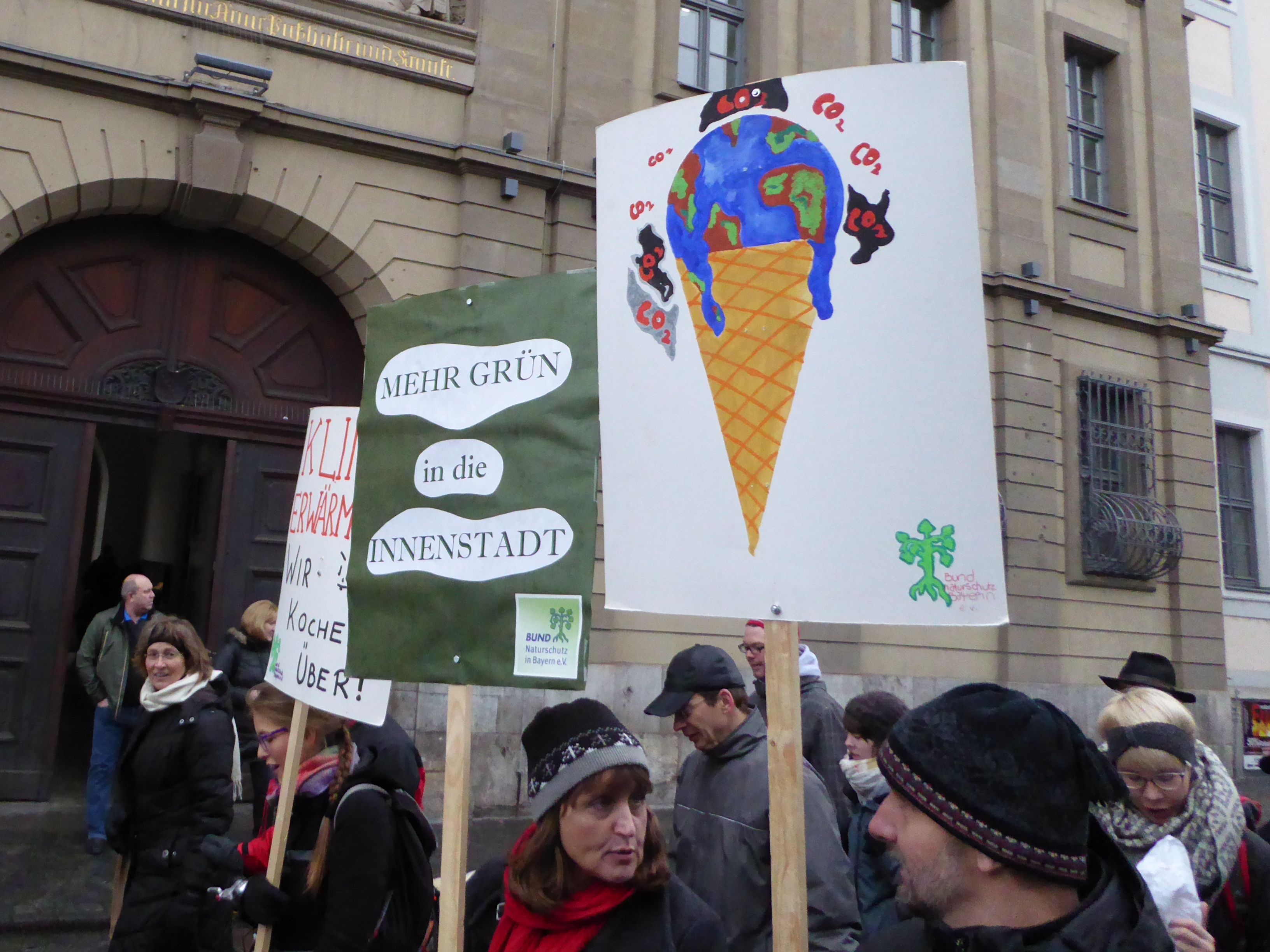 Klimademo; Foto: BUND Würzburg