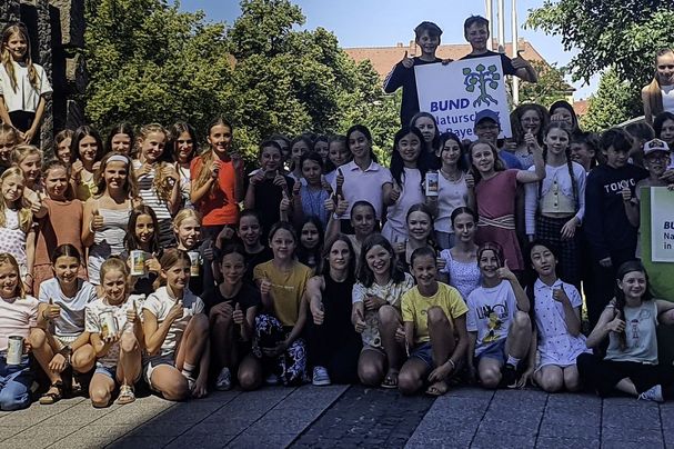 Spitzenreiter der HuS 2025: Schüler*innen des Matthias-Grünewald-Gymnasiums (Foto: BN KG Würzburg)